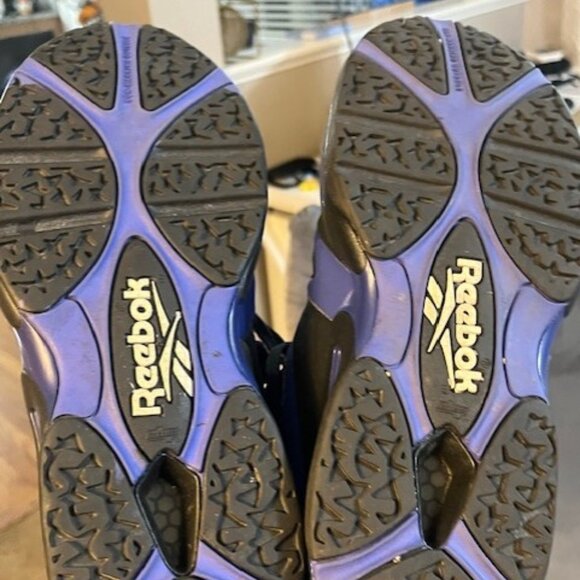 Reebok Kamikaze 1 Mid Blue Print Size 11 - Picture 4 of 4